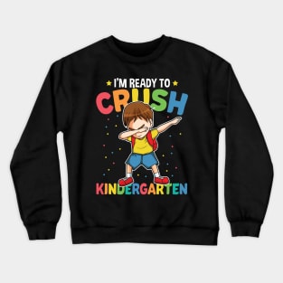 Dabbing Boy Kindergarten Back To School Gift Crewneck Sweatshirt